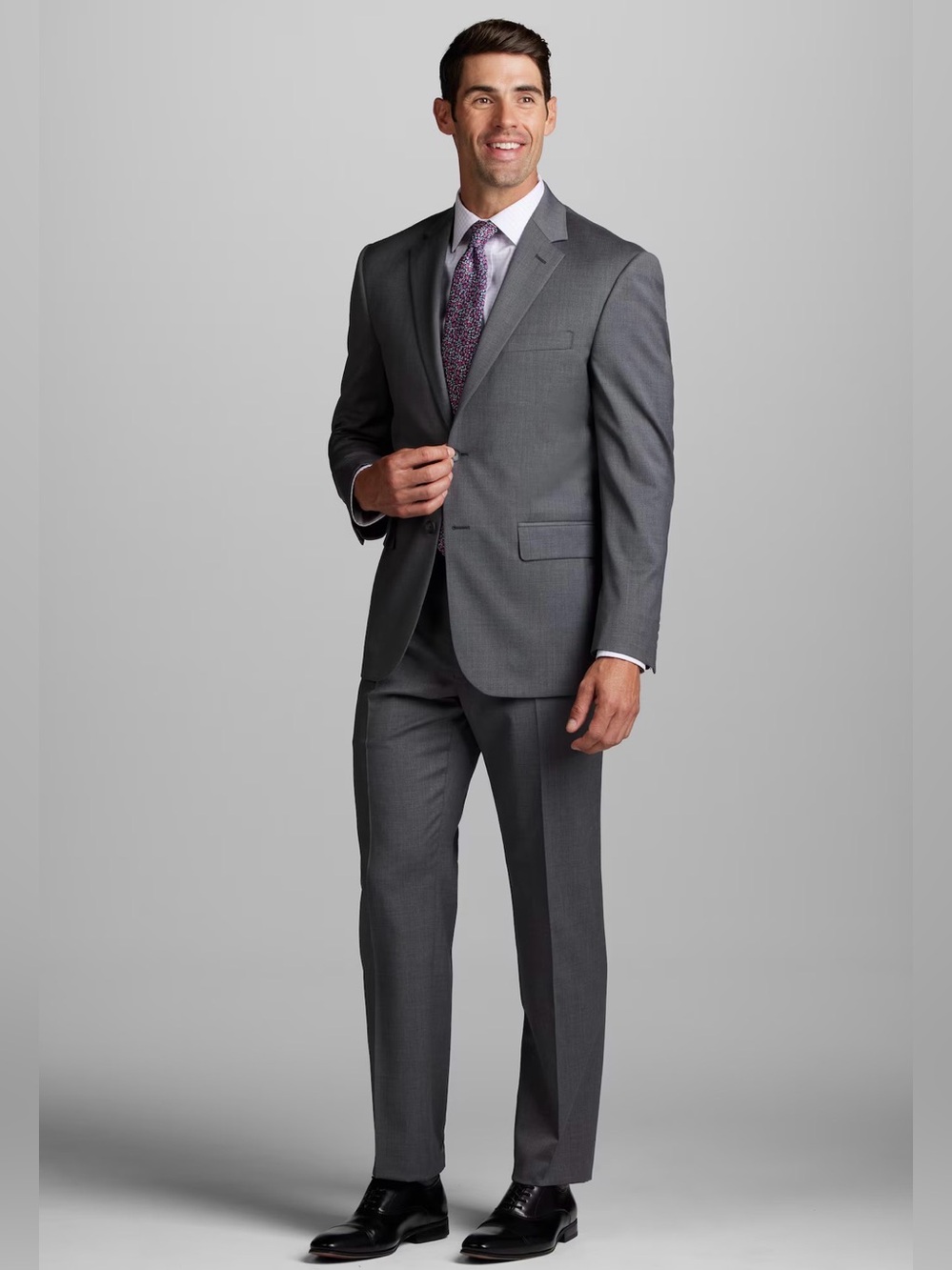 Traveler® Performance Collection Slim Fit Suit in Dove Grey